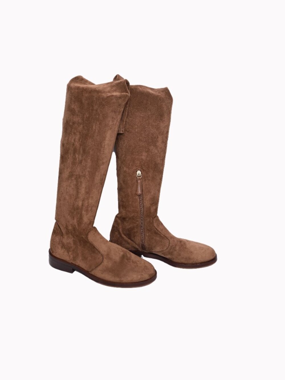 ANTONIO MELANI “Leenna” Brown Suede Over the Knee Boots. Women’s Size 7 M - Picture 6 of 16